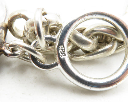 UNO DE 50 925 Silver  Vintage P Initial Pendant Wheat Chain Necklace  NE2175