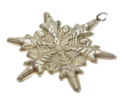 GORHAM 925 Sterling Silver  Vintage Christmas Star Ornament Pendant  PT20058