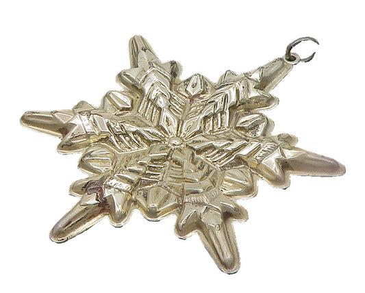 GORHAM 925 Sterling Silver  Vintage Christmas Star Ornament Pendant  PT20058