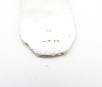 925 Sterling Silver Vintage Basketball & Hoop Sports Motif Pendant PT2973