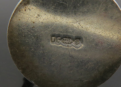 HOLLAND 925 Sterling Silver  Vintage Old Couple Table Trinket Souvenir  TR3164