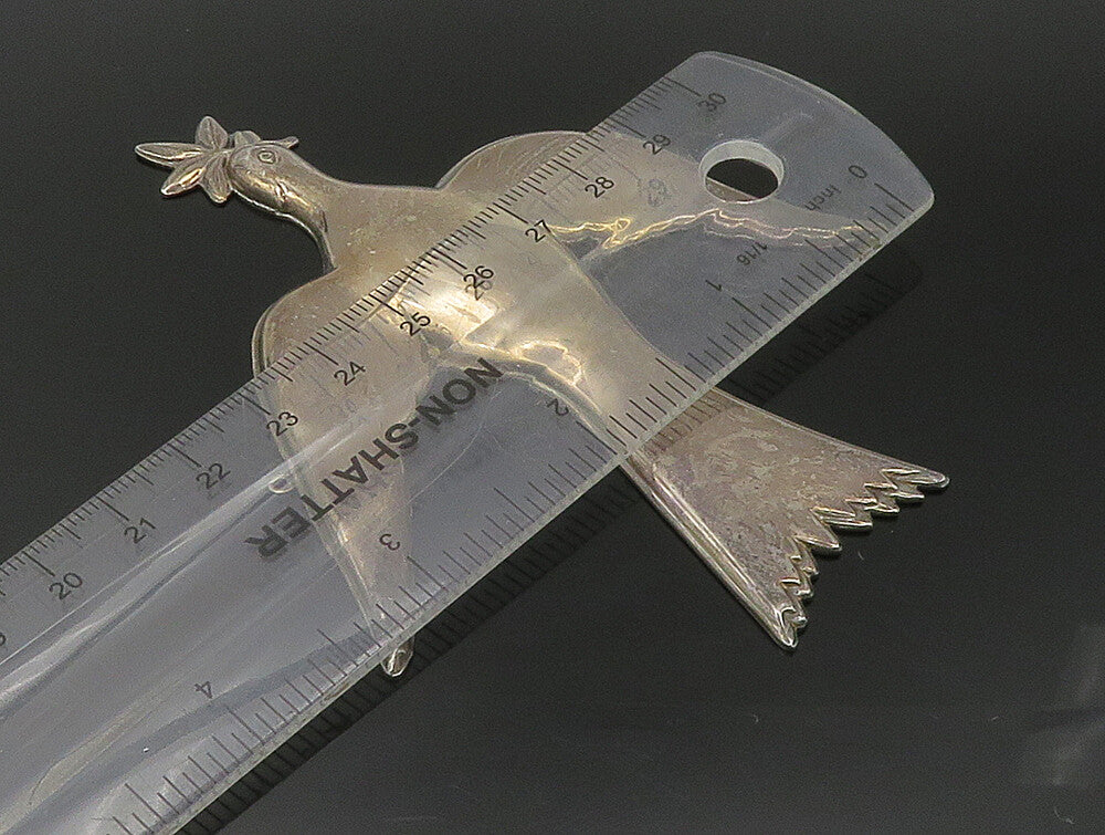 GORHAM 925 Sterling Silver  Vintage Mount Vernon Dove Peace Pendant  PT19988