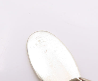 925 Sterling Silver Vintage Pendant Etched Spiral Conch Seashell Charm  PT26023