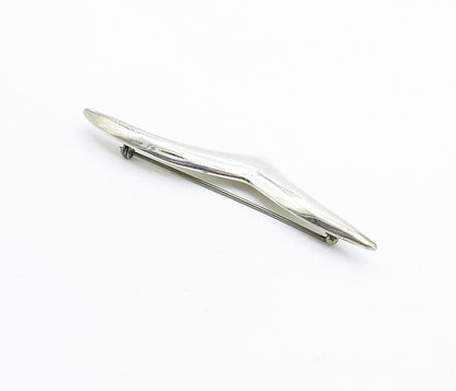 MEXICO 925 Sterling Silver  Vintage Modernist Flying Bird Brooch Pin  BP2456