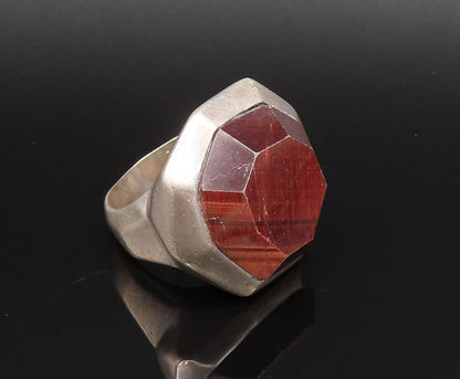 SILPADA 925 Silver  Vintage Tiger's Eye Octagon Shaped Ring Sz 8  RG25813