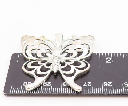 ROSS SIMON 925 Sterling Silver  Shiny Butterfly Cutout Brooch Pin  BP5366