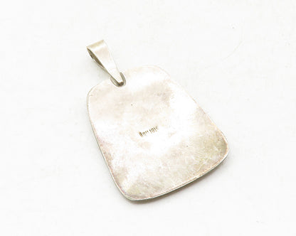 NAVAJO 925 Sterling Silver  Vintage Two Tone Kokopelli Dancer Pendant  PT10192