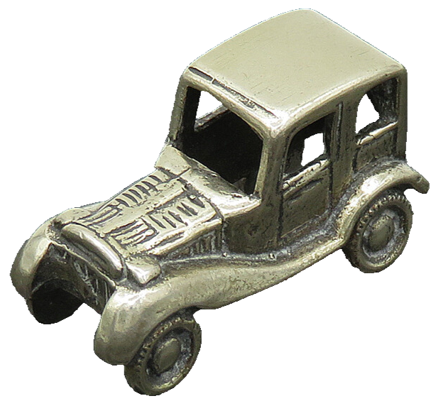 925 Sterling Silver  Vintage Dark Tone Old Fashioned Car Trinket  TR2805