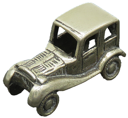 925 Sterling Silver  Vintage Dark Tone Old Fashioned Car Trinket  TR2805