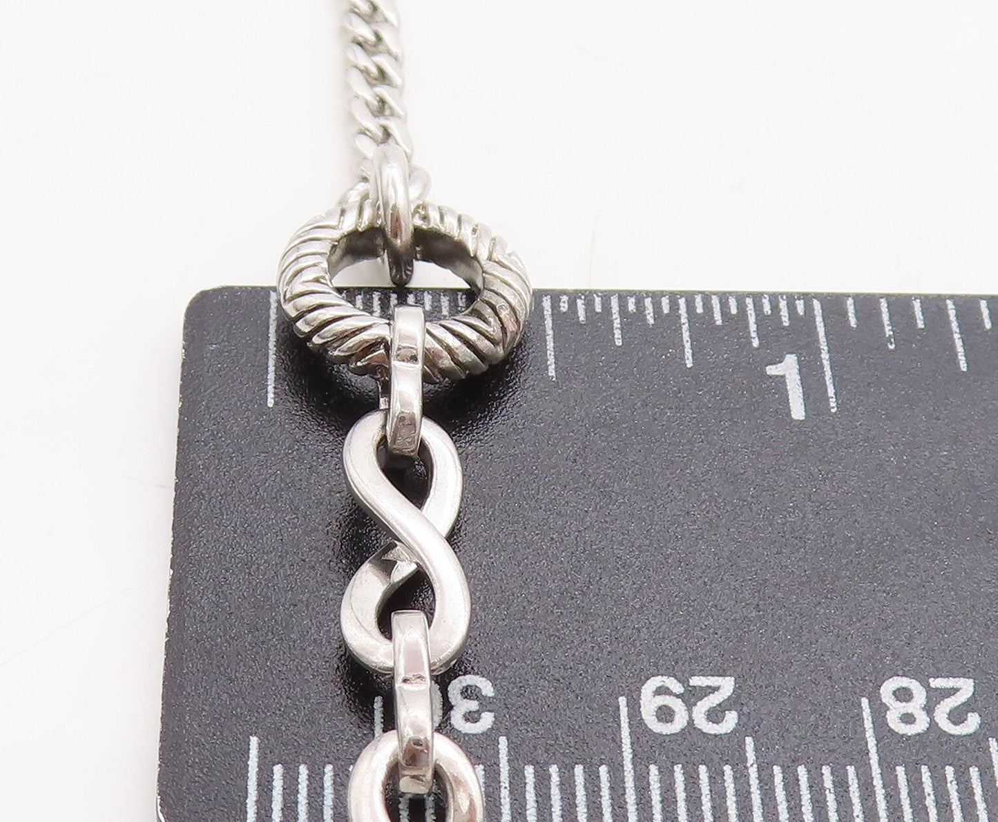 925 Sterling Silver Pink Cubic Zirconia Clover Charmed Chain Necklace NE1136