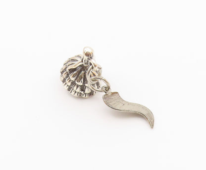 925 Sterling Silver Vintage Woman In Dress Williamsburg Pendant PT17908