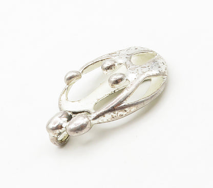 CAROLYN POLLACK RELIOS 925 Silver  Vintage Modernist Family Pendant  PT12581