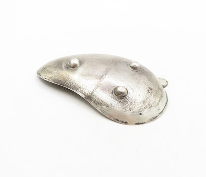 MEXICO 925 Sterling Silver  Vintage Dark Tone Pear Shaped Ash Tray  TR1565