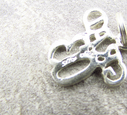 925 Sterling Silver  2003 Graduation Charm Pendant  PT1762