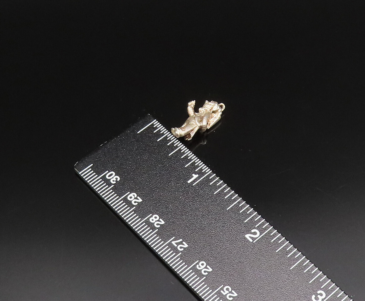 925 Sterling Silver  Vintage Man With Hand Behind Back Charm Pendant  PT21203