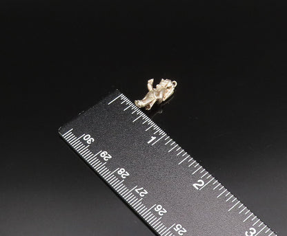925 Sterling Silver  Vintage Man With Hand Behind Back Charm Pendant  PT21203
