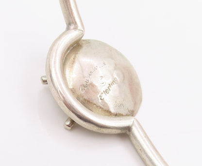 925 Sterling Silver Vintage Bracelet CHRIS ANDERSON Musical Drum Cuff  BT11951