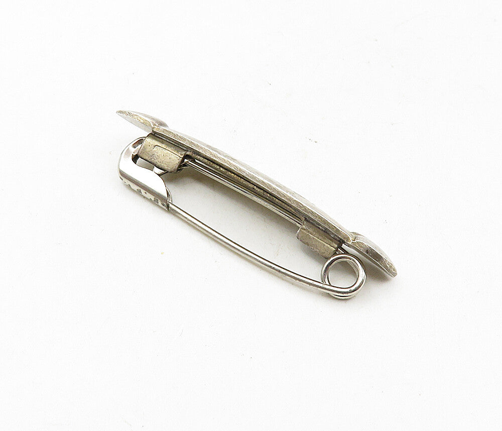 LULLABY 925 Sterling Silver  Vintage Smooth Love Hearts Brooch Pin  BP3308