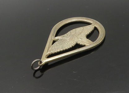 WALLACE 925 Silver  Vintage Peace On Earth Good Will Dove Pendant  PT18930