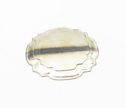 MMA 925 Sterling Silver  Vintage Oxidized Detail Petite Dish Tray  TR1589