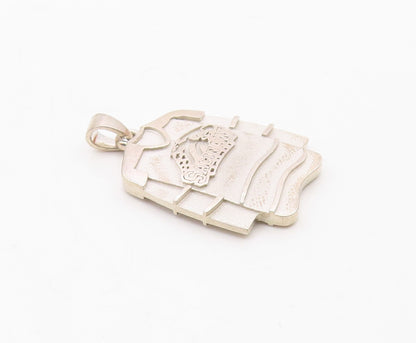 925 Sterling Silver  Vintage Saginaw Ice Hockey 53 Jersey Pendant  PT19251