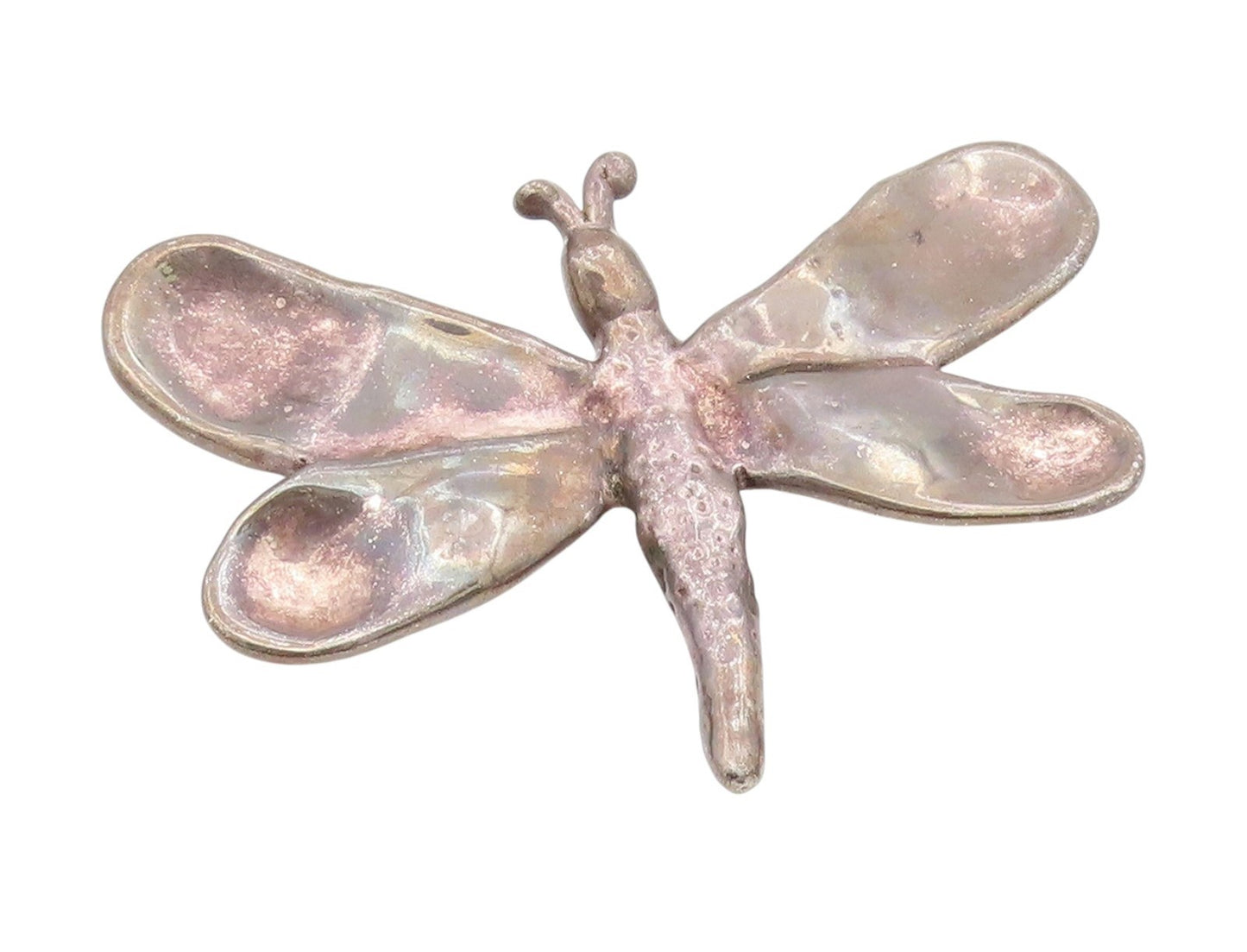 925 Sterling Silver Vintage Brooch Pin ISRAEL Classic Large Dragonfly  BP12187