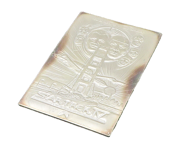 925 Sterling Silver  Vintage Star Trek 1986 Collection Card  TR3082