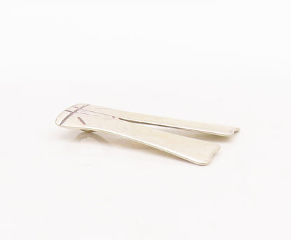 925 Sterling Silver Vintage Pendant Solid Carved Pants PT23478