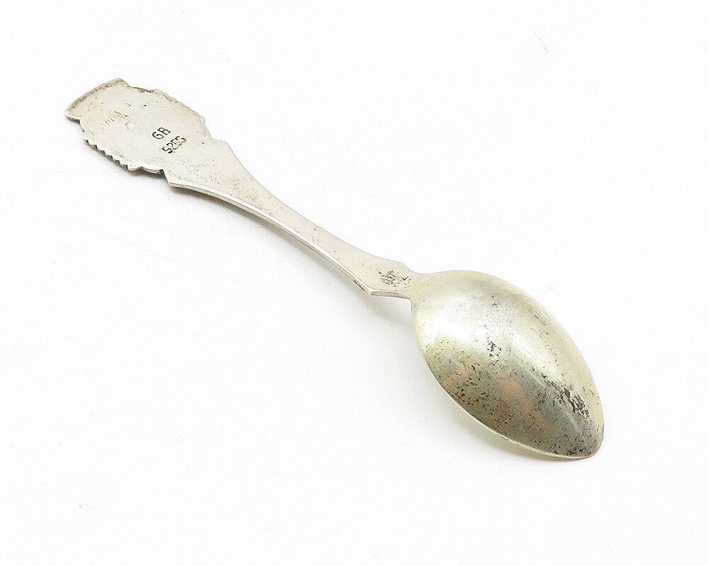 G. BINAU DENMARK 925 Silver  Vintage Petite Hekla Island Espresso Spoon TR1842