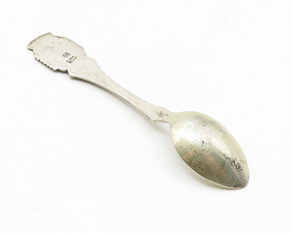 G. BINAU DENMARK 925 Silver  Vintage Petite Hekla Island Espresso Spoon TR1842