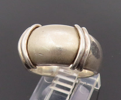 ESPO SIG 925 Silver  Vintage Minimalist Rope Design Solid Ring Sz 7  RG26700