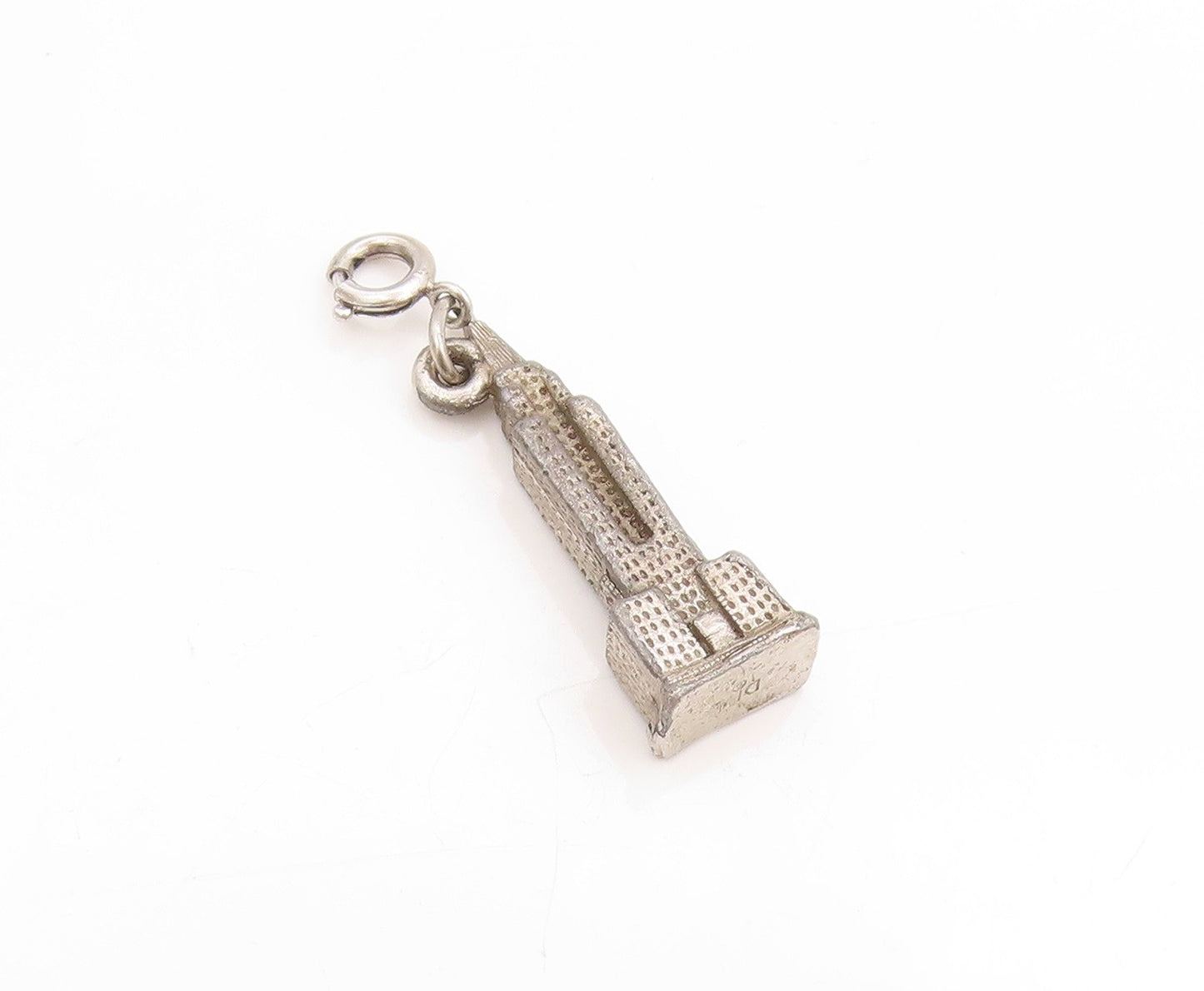 925 Sterling Silver Vintage Pendant 3D NYC Empire State Building Charm  PT25106