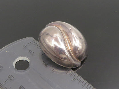 BAYANIHAN 925 Silver  Vintage Scalloped Swirl Non Pierced Earrings  EG11693