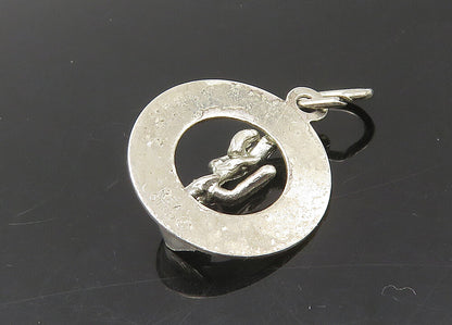 925 Sterling Silver  Vintage Shiny Cactus Arizona Souvenir Pendant  PT18174