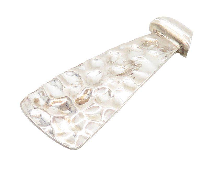 SILPADA 925 Sterling Silver  Vintage Shiny Hammered Slide Pendant  PT12246