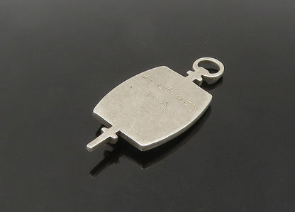 925 Sterling Silver  Vintage University Of Delaware Blue Hens Pendant  PT17513