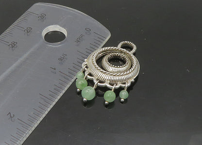 JUDITH RIPKA 925 Silver   Vintage Jade & Carnelian Lot Single Earrings EG11325