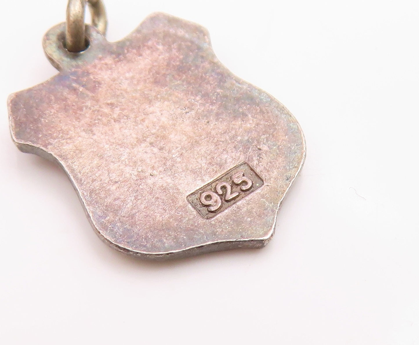 925 Sterling Silver  Vintage Enamel Cologne Germany Souvenir Pendant  PT18524