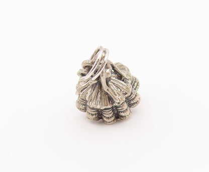 925 Sterling Silver  Vintage Petite Woman In Dress Pendant  PT19655