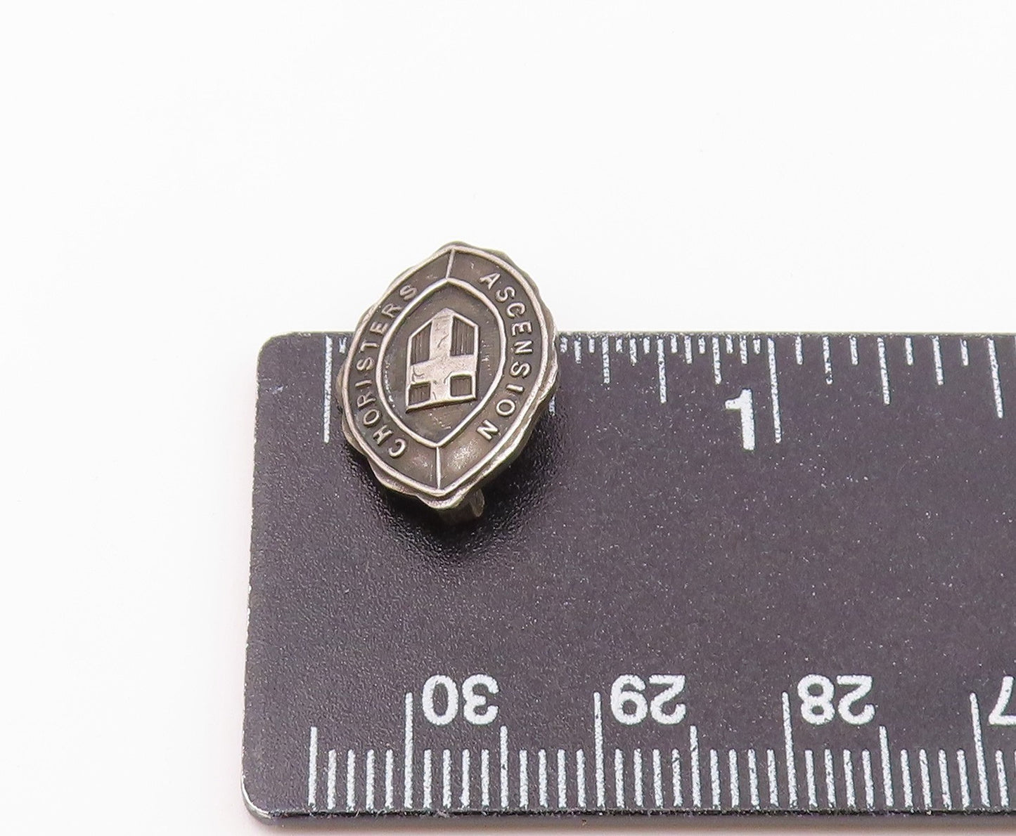 925 Sterling Silver  Vintage Antique Choristers Ascension Brooch Pin  BP8662