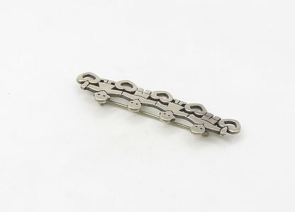 JAMES AVERY 925 Silver  Vintage Children Holding Hands Unity Brooch Pin BP8442