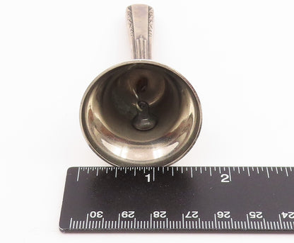 925 Sterling Silver Vintage Dinner Bell Elegant Intricate Detail JINGLES  TR4200