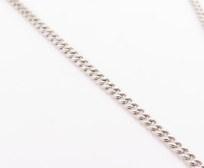 925 Sterling Silver Vintage Necklace Pink Opal Elegant Teardrop Knot  NE4806