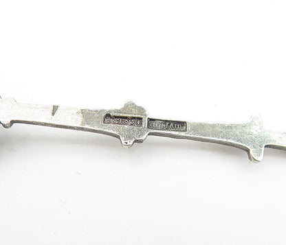HOLLAND 925 Silver  Vintage Antique Golden Gate Bridge Sugar Spoon  TR1126