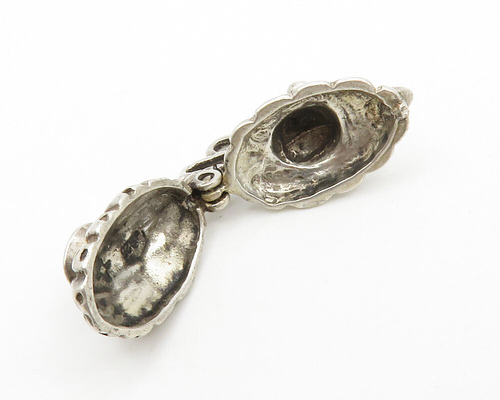 925 Sterling Silver  Vintage Petite Genie Lamp Pendant (OPENS)  PT10578