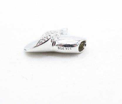 925 Sterling Silver  Genuine Diamonds Daughter Quote Heart Pendant  PT4003