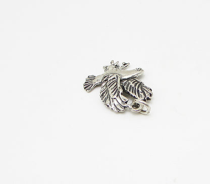 925 Sterling Silver  Vintage Flying Eagle Charm Pendant  PT2349