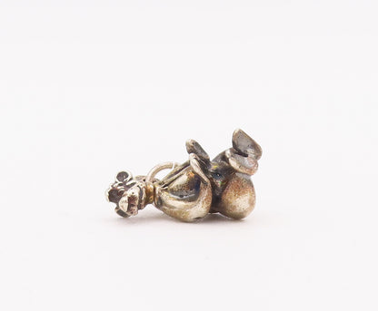 925 Sterling Silver Vintage Pendant DISNEY Carved Goofy From Micky Mouse PT22782