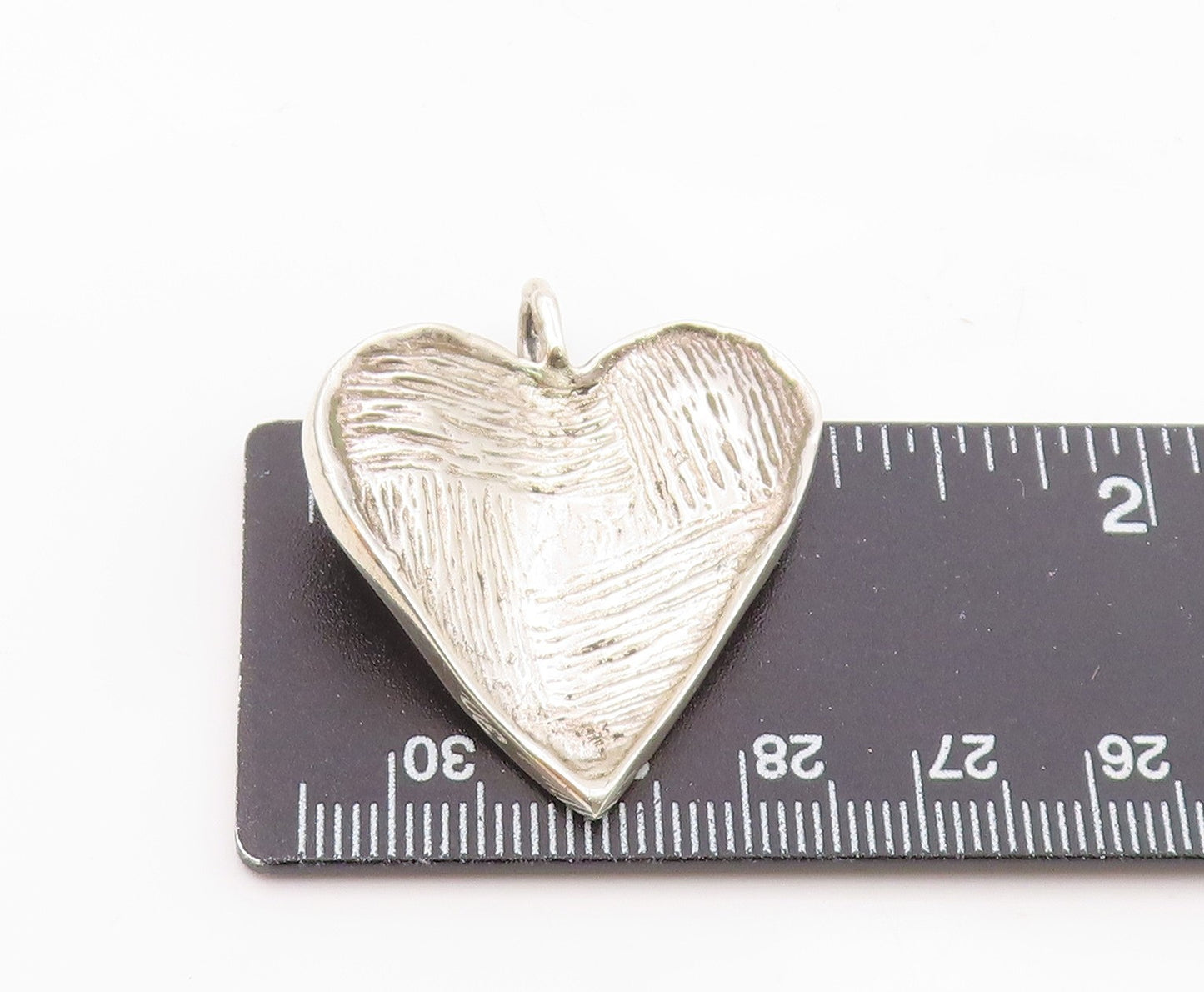 ESPERANZA MEXICO 925 Sterling Silver  Vintage Love Heart Pendant  PT17579