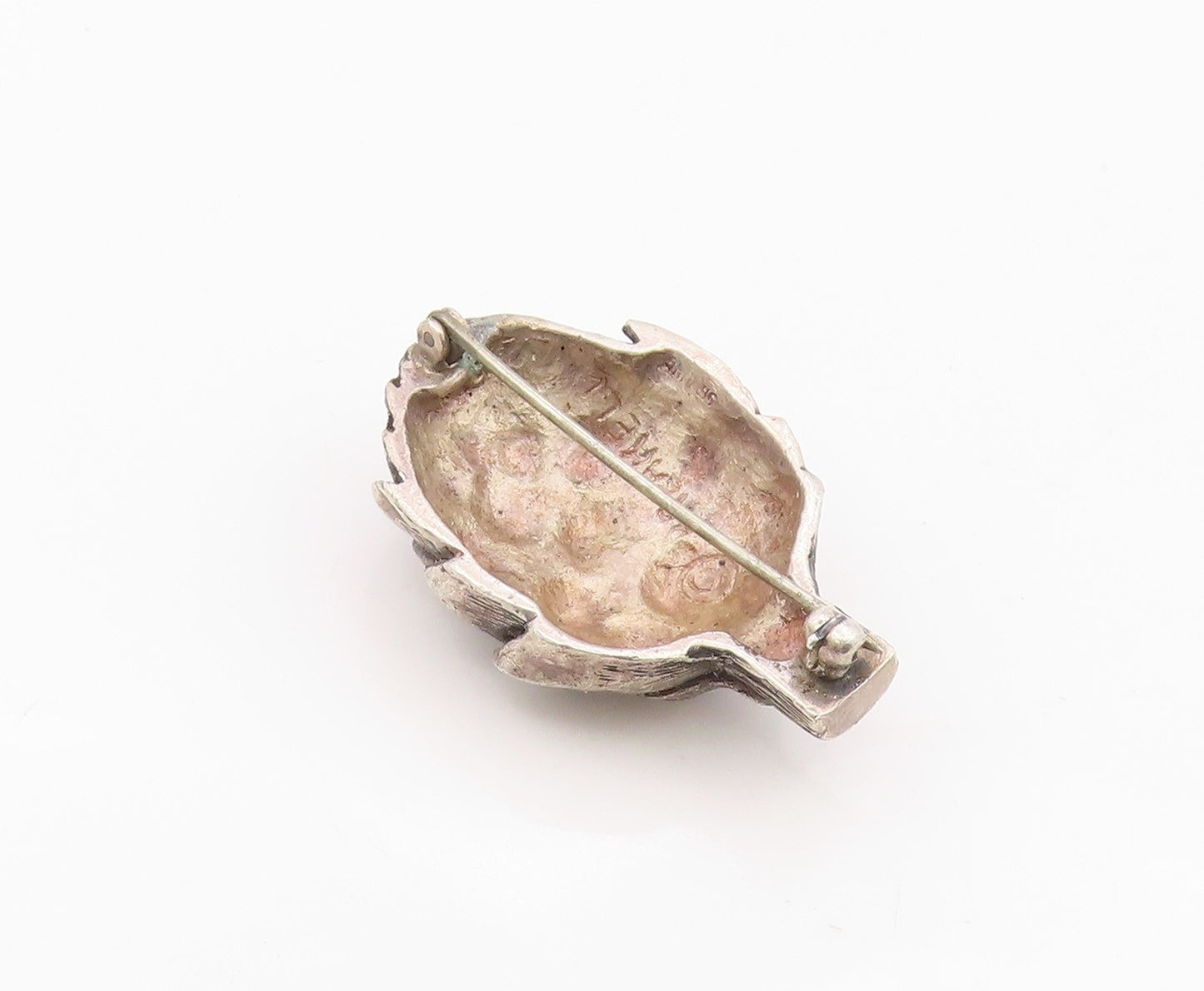 925 Sterling Silver Vintage Brooch Pin BREAKELL  Artichoke Sculpture  BP12542